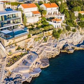 Luxury 7 Bedroom Dubrovnik Beachfront Villa with Infinity Pool, Sleeps 14
